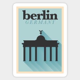 Berlin Poster Design Sticker